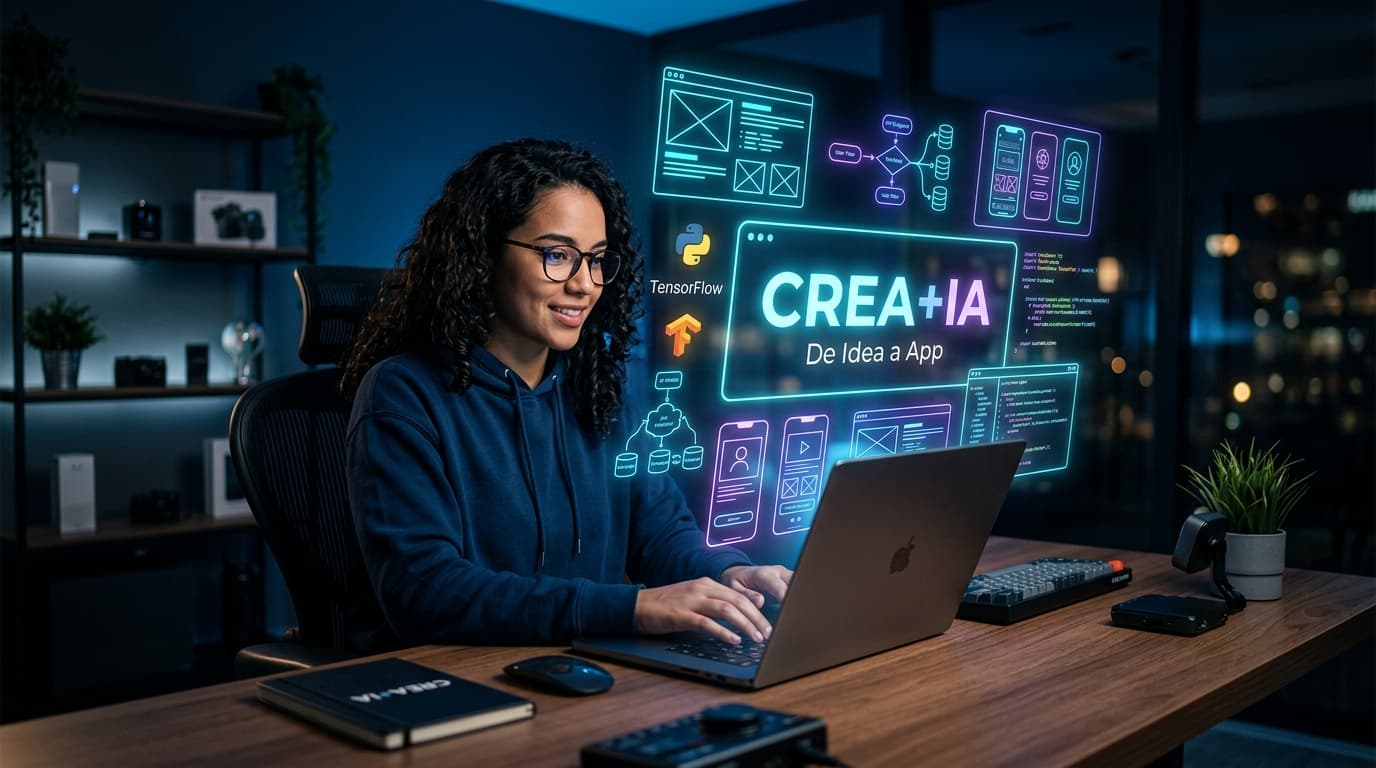 CREA+IA: De Idea a App en 8 Semanas